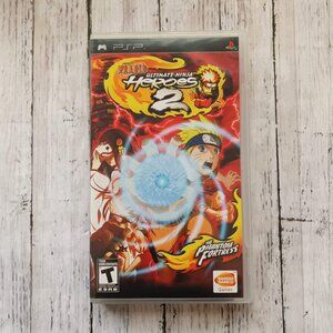 Sony PSP Naruto Ultimate Ninja Heroes 2 The Phantom Fortress Game and Case